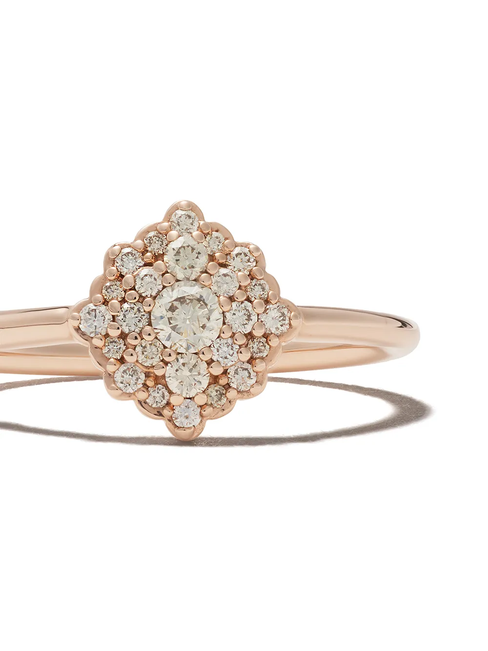 фото Astley clarke большое кольцо interstellar из розового золота с бриллиантами