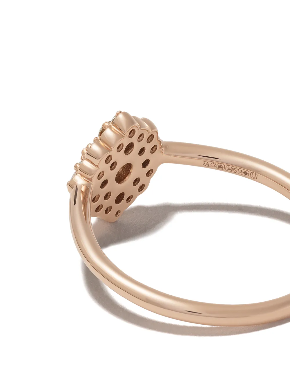 фото Astley clarke большое кольцо interstellar из розового золота с бриллиантами