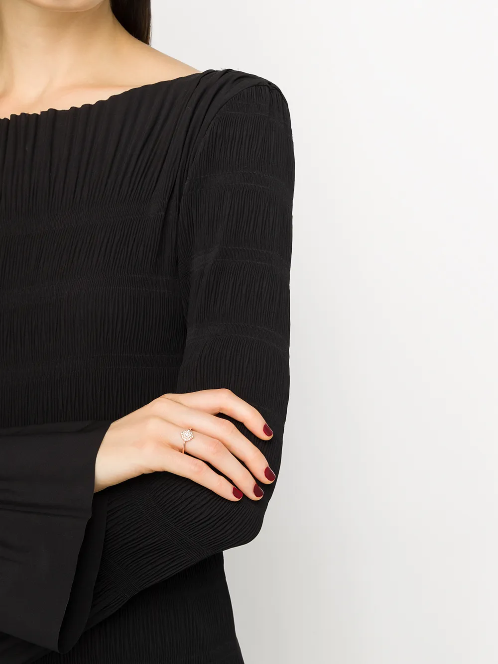 фото Astley clarke большое кольцо interstellar из розового золота с бриллиантами