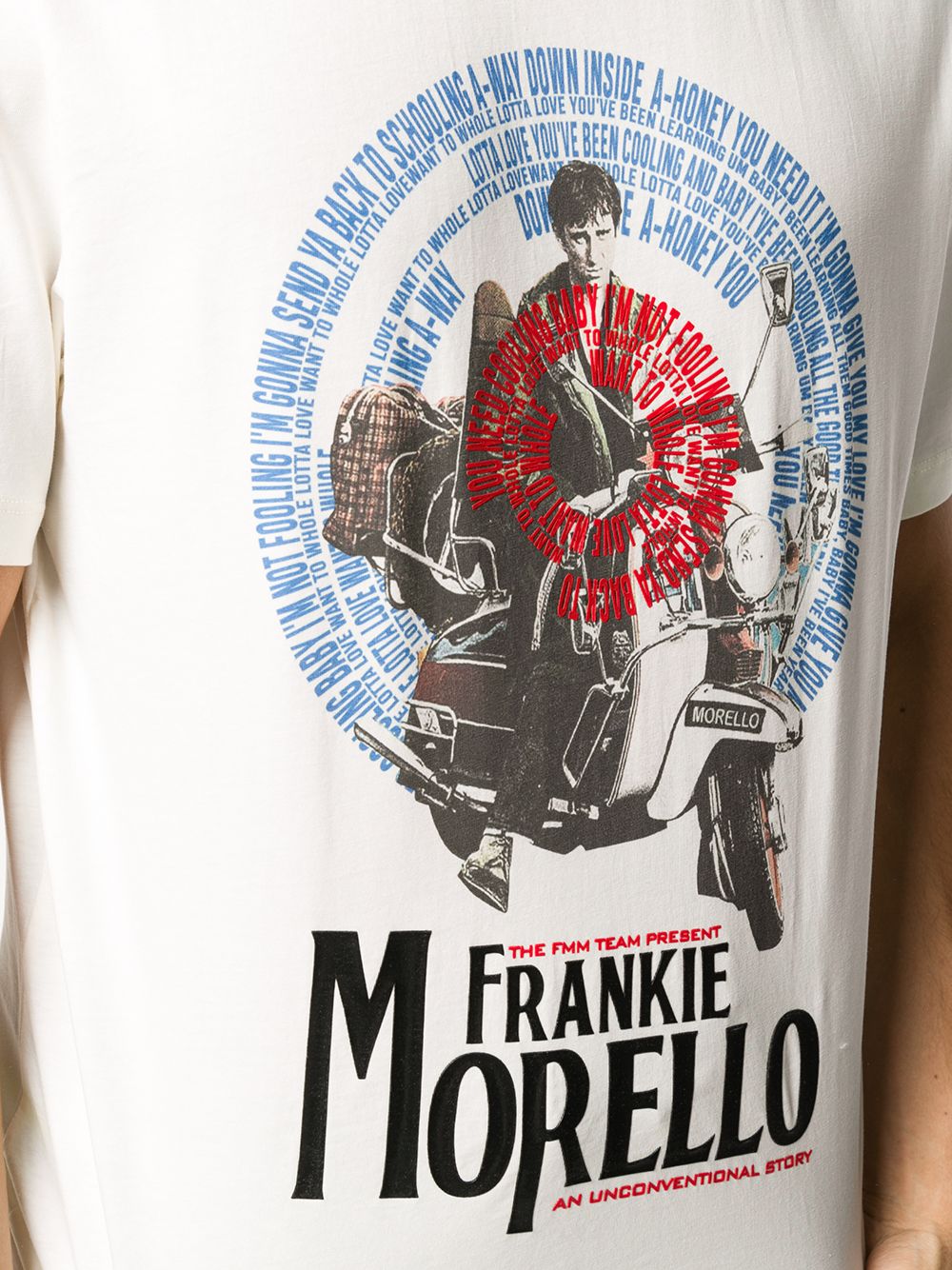 фото Frankie morello футболка с графичным принтом