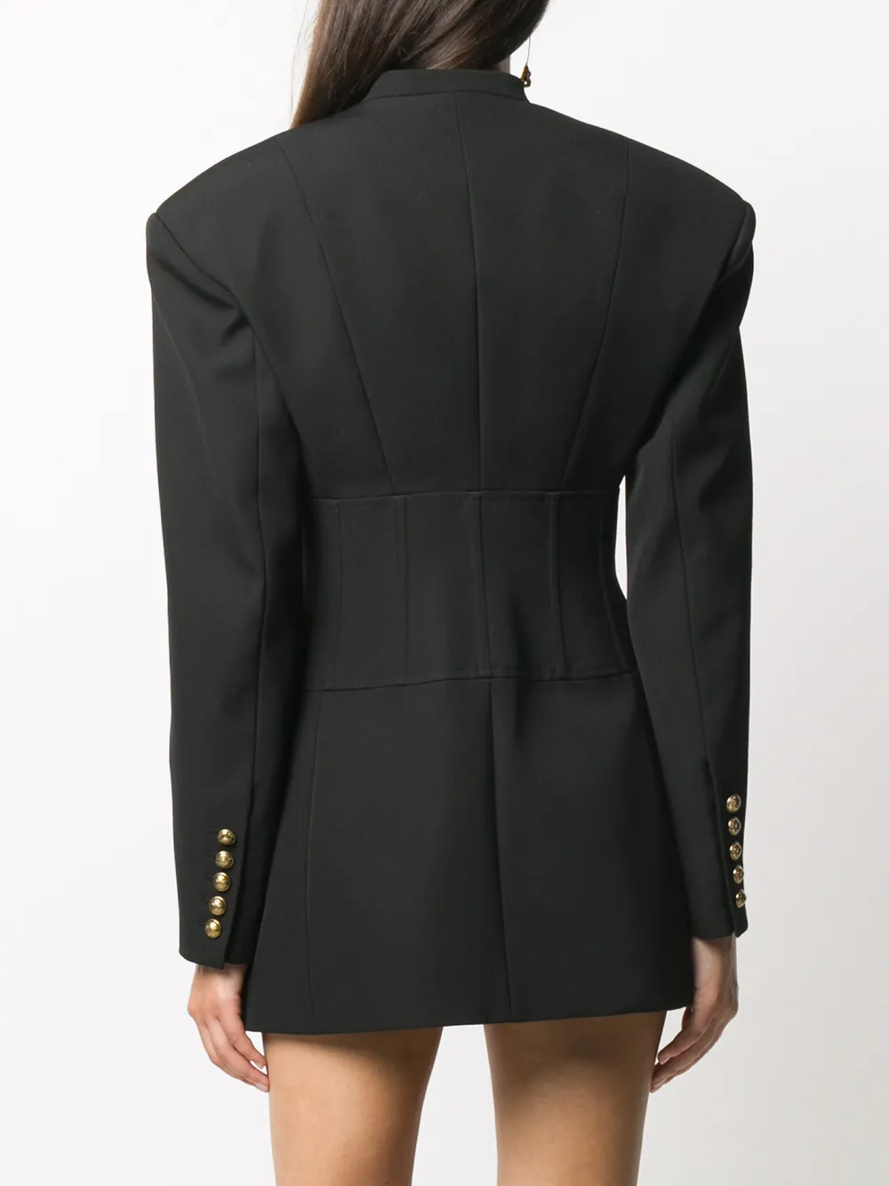 фото Balmain платье мини cache-cœur