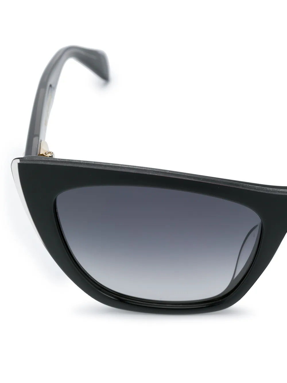 фото Rag & bone eyewear солнцезащитные очки в квадратной оправе с затемненными линзами