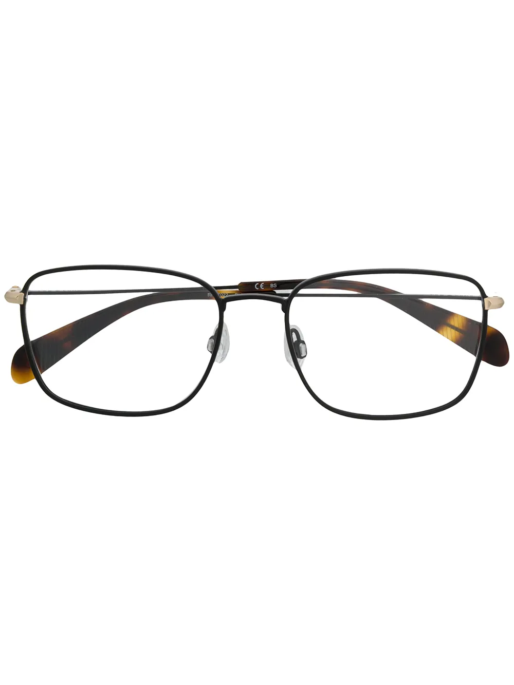 фото Rag & bone eyewear очки в квадратной оправе черепаховой расцветки