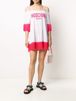 moschino swim 流苏边饰斗篷