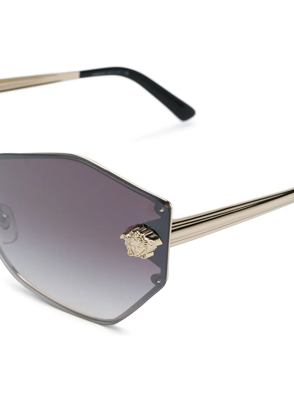 фото Versace eyewear солнцезащитные очки в геометричной оправе