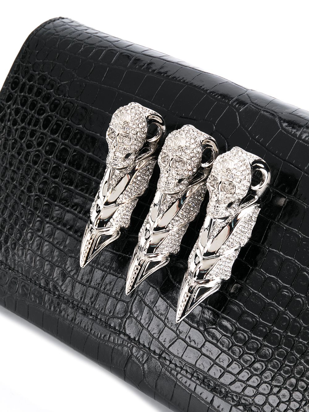 фото Philipp plein сумка через плечо с декором skull