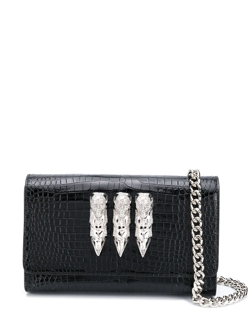 фото Philipp plein сумка через плечо с декором skull