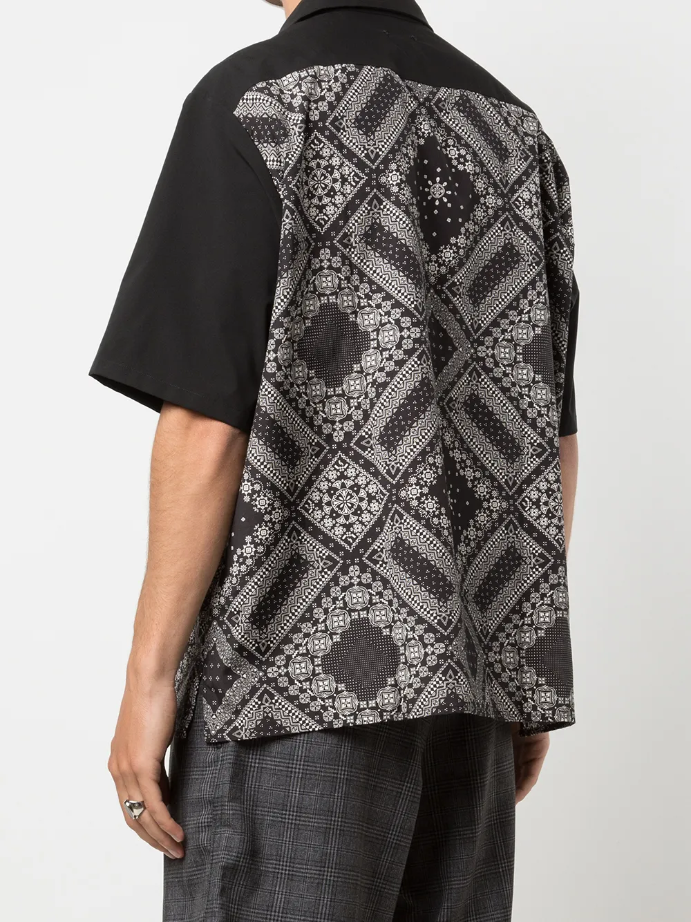 фото Sophnet. рубашка mix aloha с короткими рукавами и узором