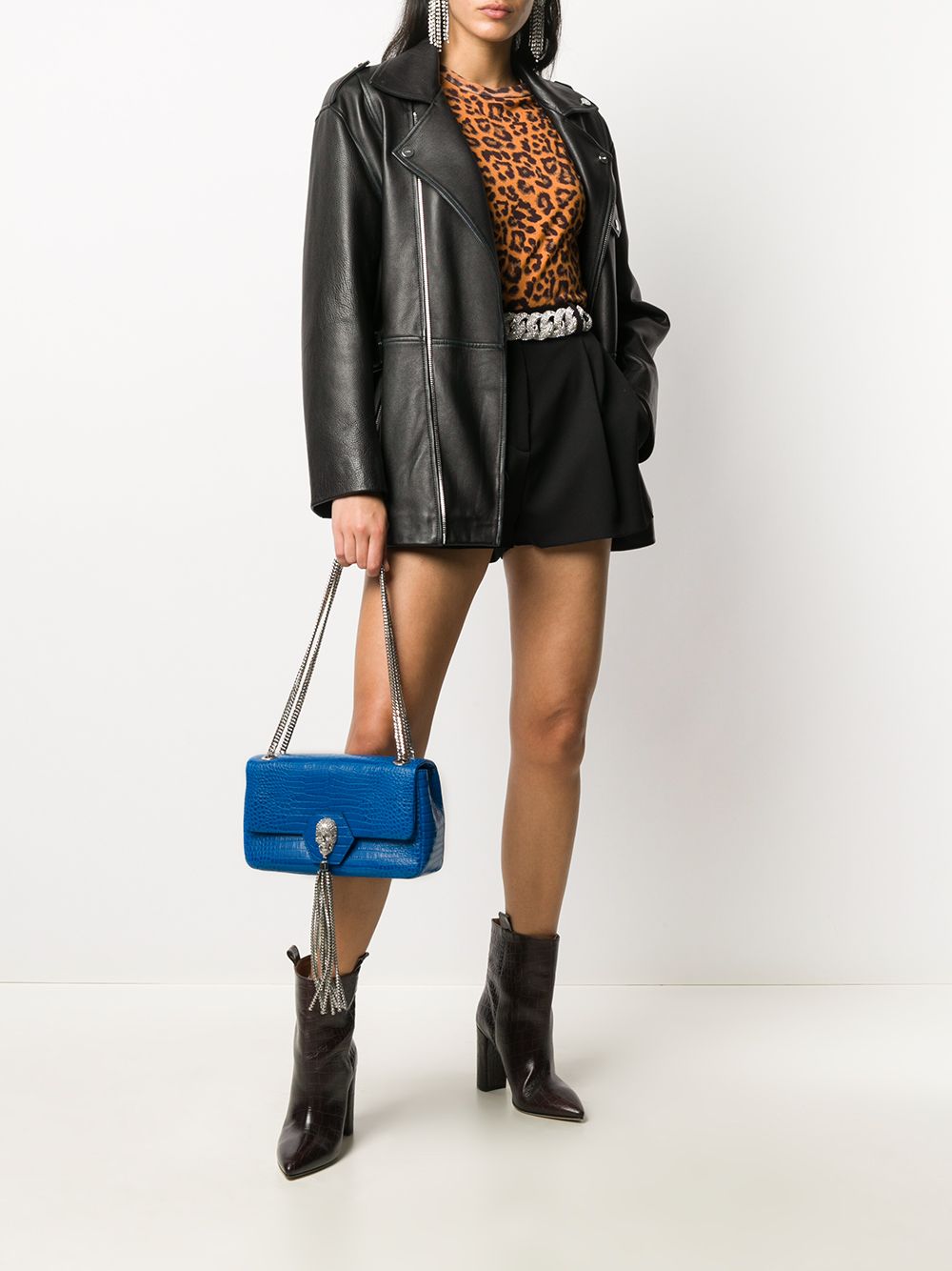 фото Philipp plein сумка на плечо с декором skull