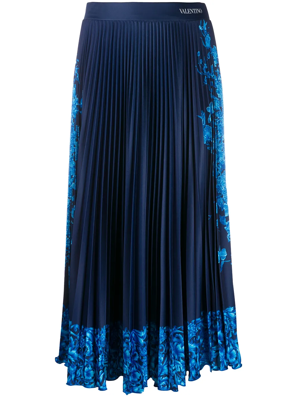 Valentino falda Bluegrace Bouquet - Azul
