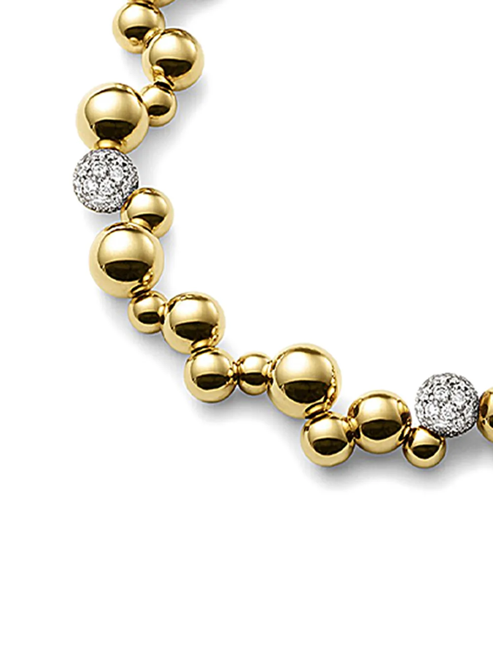 фото Marina b золотой браслет atomo с бриллиантами