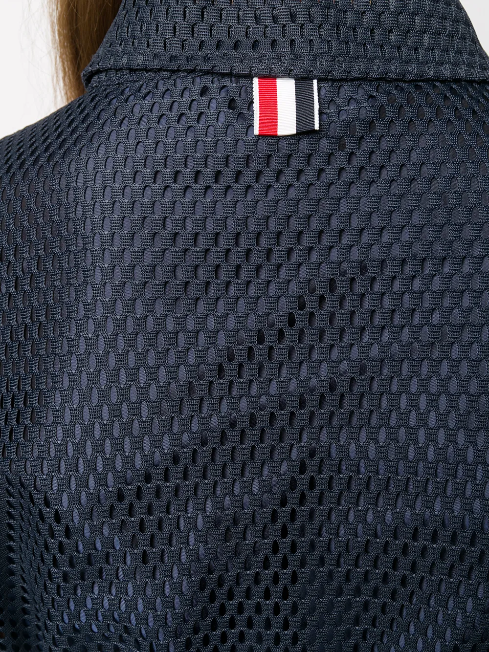 фото Thom browne сетчатое платье-рубашка