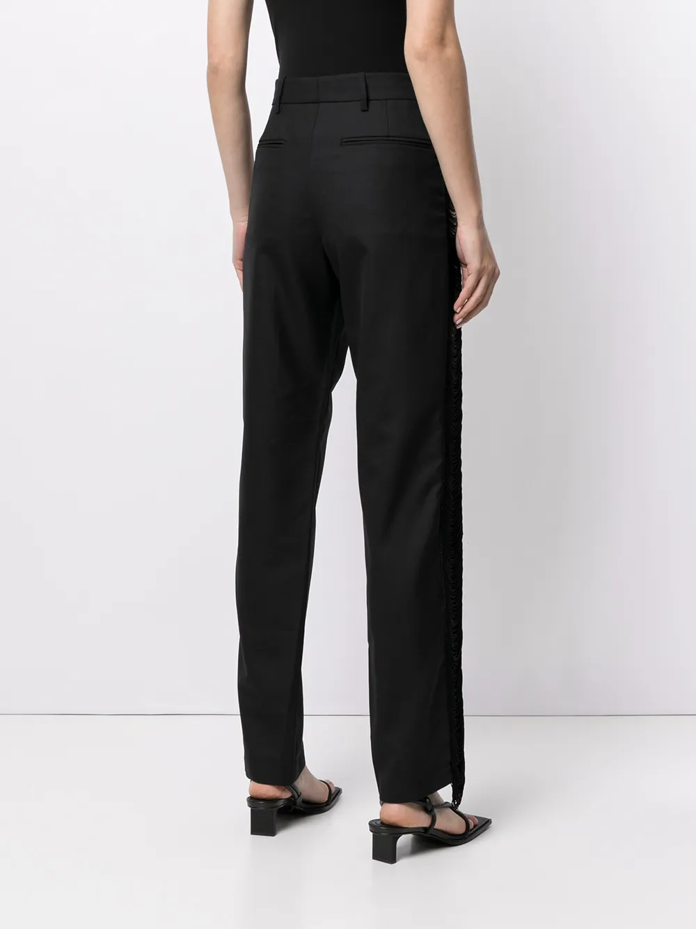 фото Dion lee брюки с бахромой