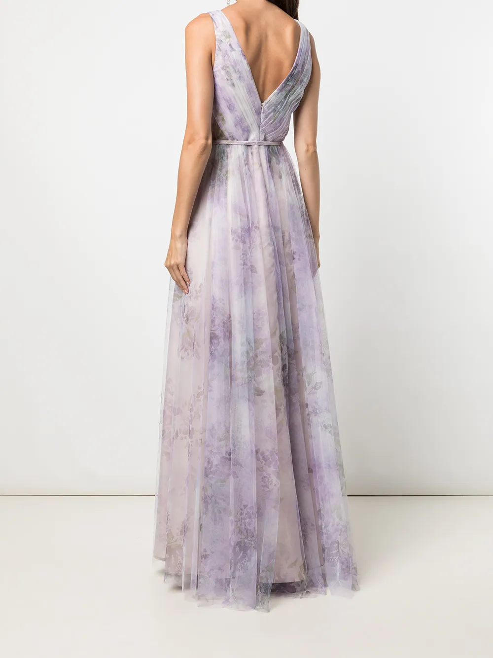 фото Marchesa notte bridesmaids платье sora с цветочным принтом