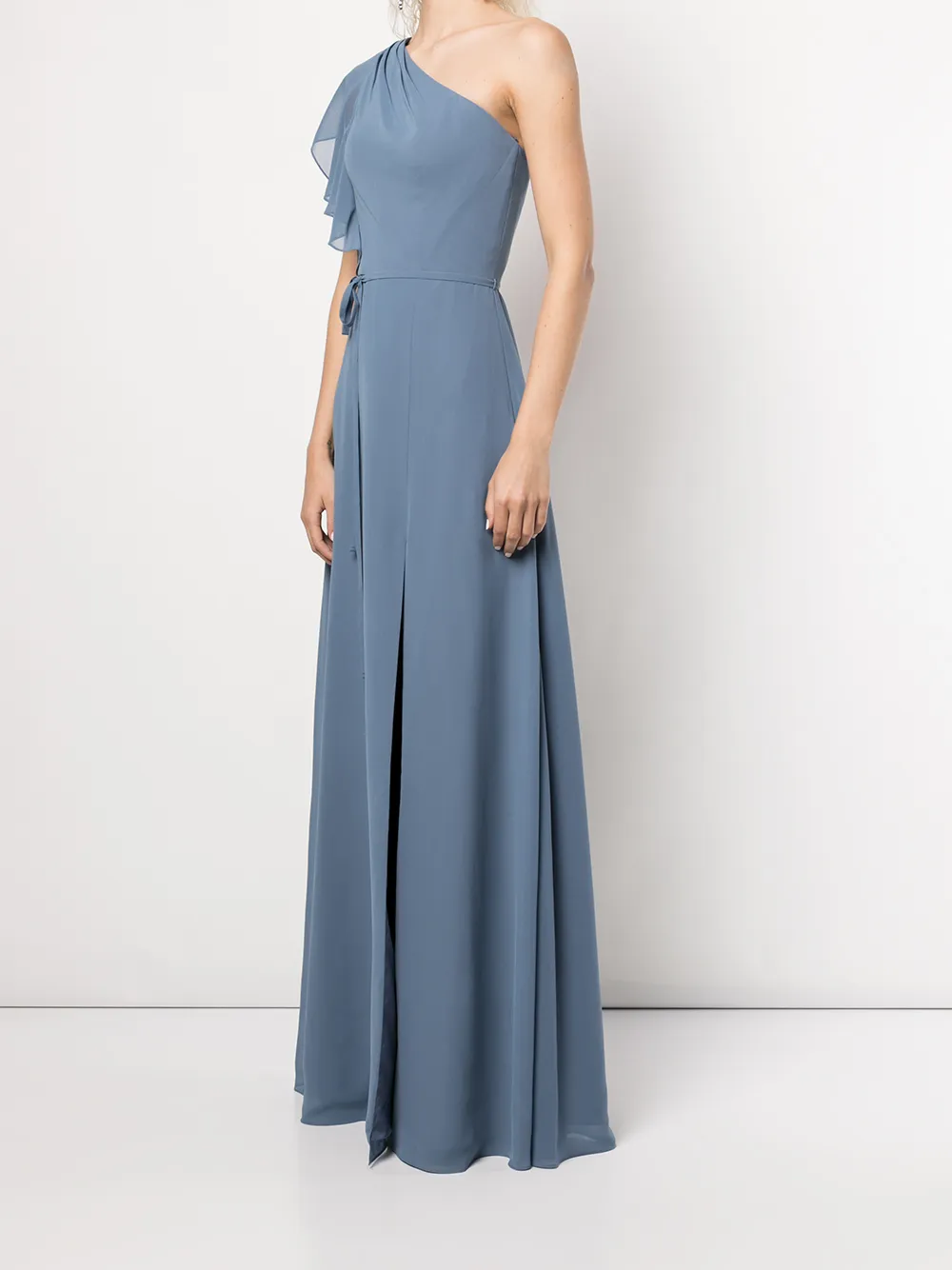 фото Marchesa notte bridesmaids длинное платье на тонких бретелях