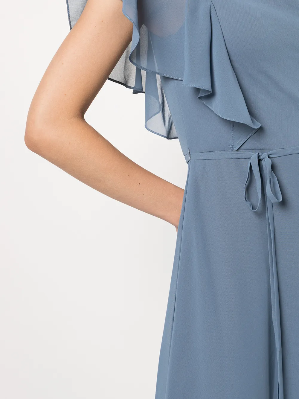 фото Marchesa notte bridesmaids длинное платье на тонких бретелях