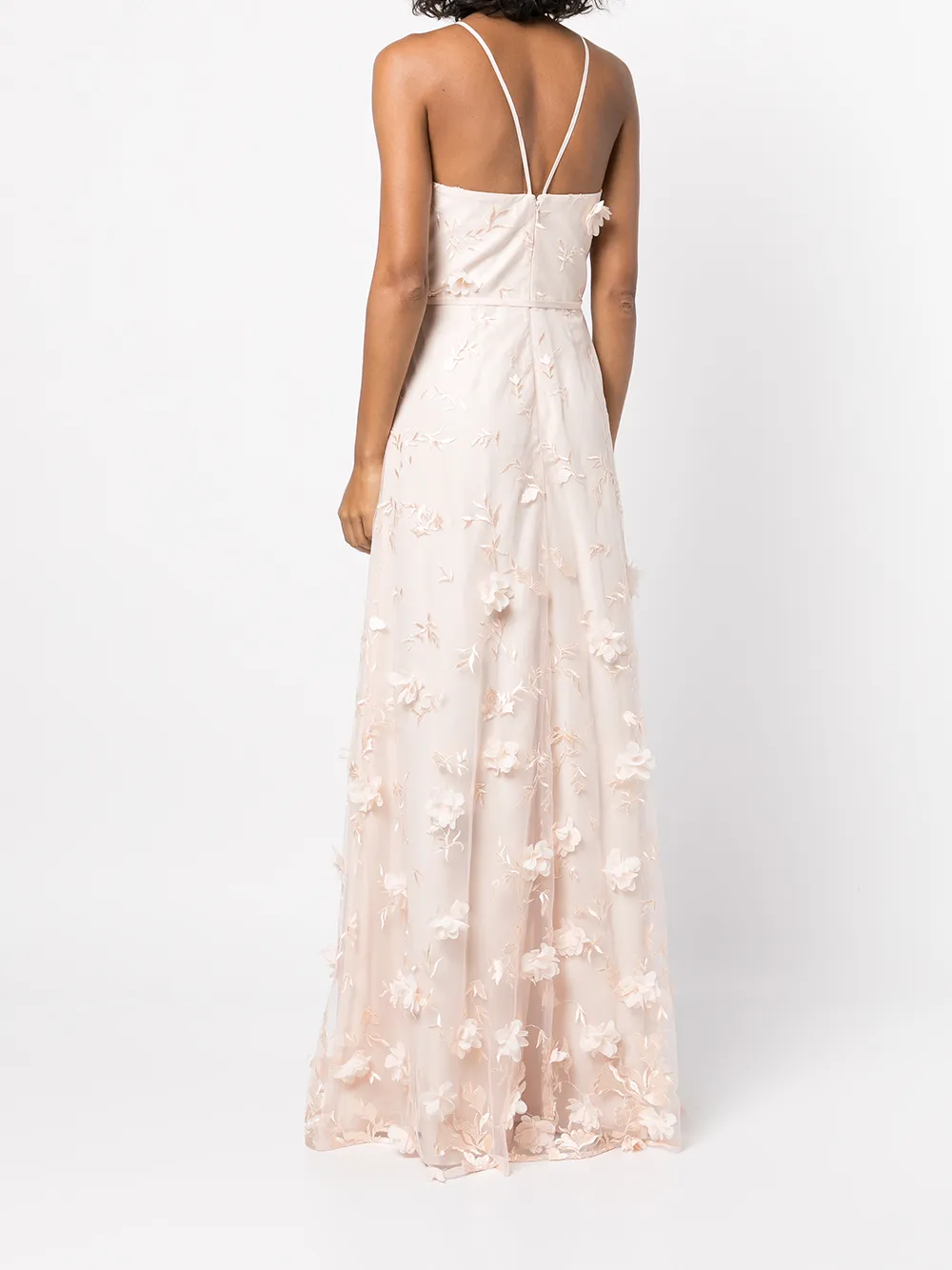 фото Marchesa notte bridesmaids платье jacquelene с цветочной аппликацией