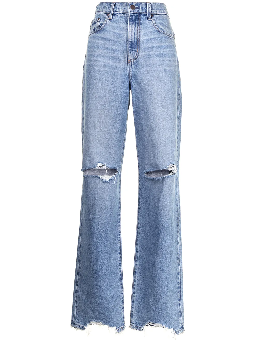 фото Nobody denim прямые джинсы lou с завышенной талией