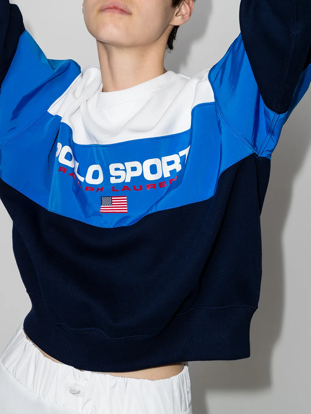 фото Polo ralph lauren полосатая толстовка polo sport