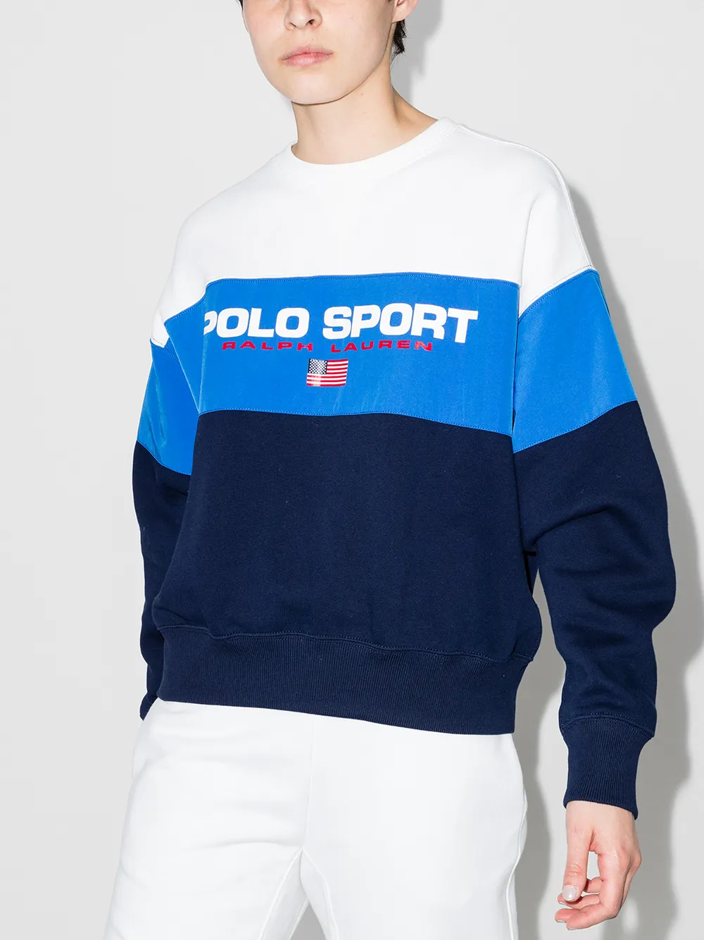 фото Polo ralph lauren полосатая толстовка polo sport
