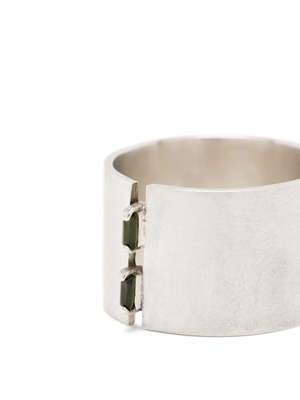 фото Hsu jewellery кольцо unfinishing lining с турмалинами