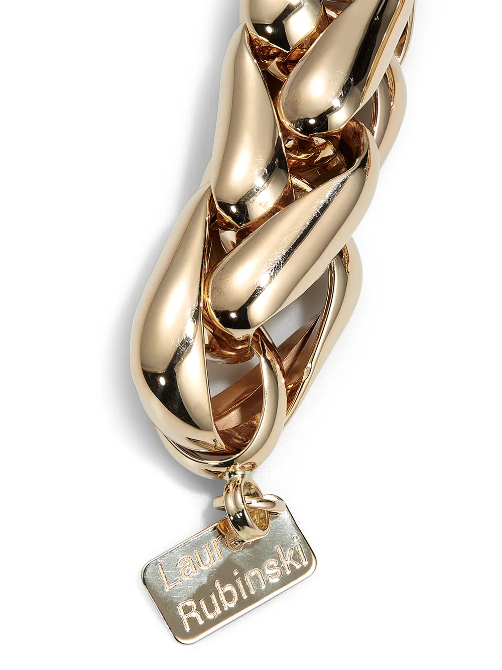 фото Lauren rubinski цепочный браслет из желтого золота