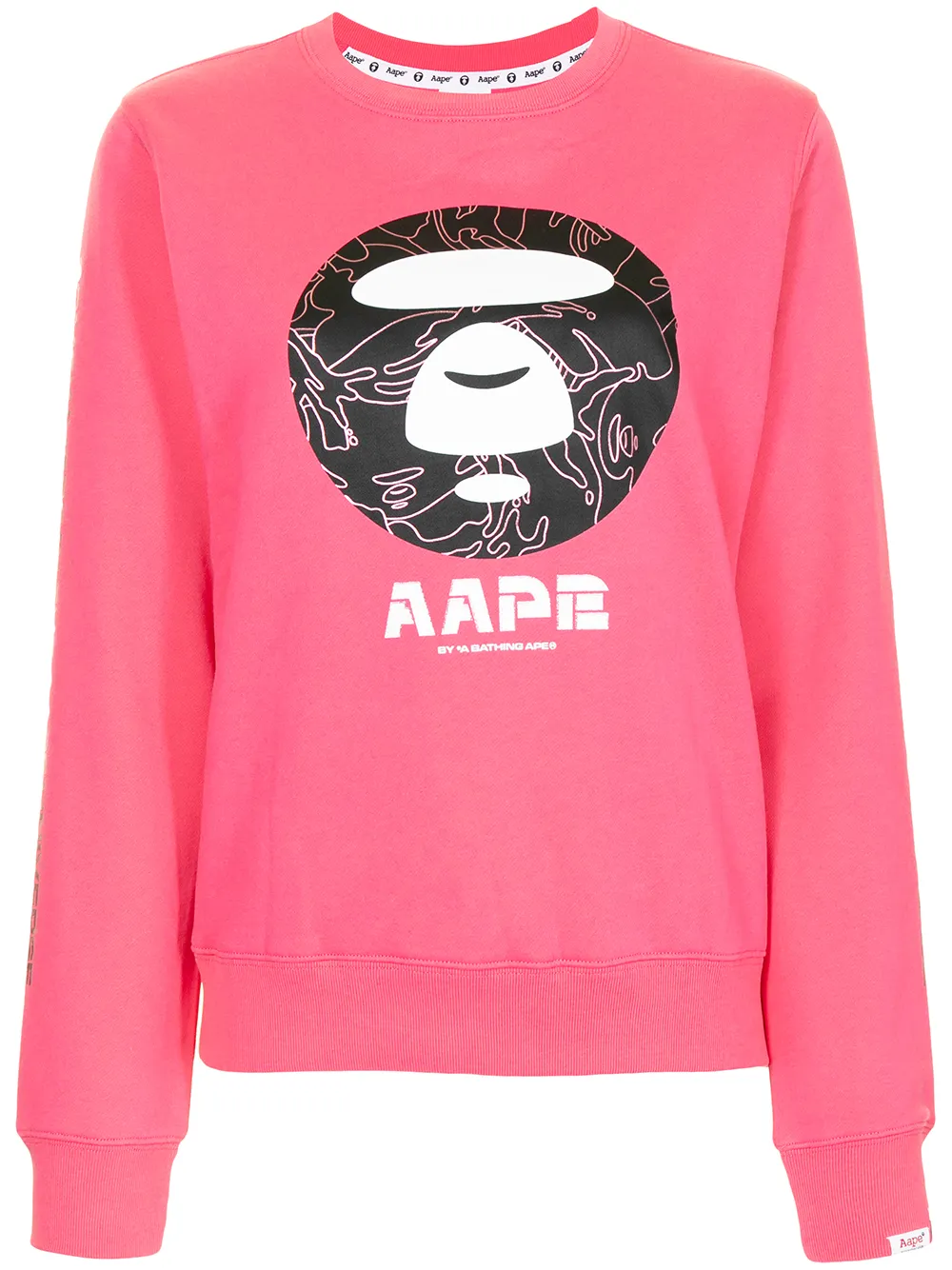 фото Aape by *a bathing ape® толстовка с графичным принтом
