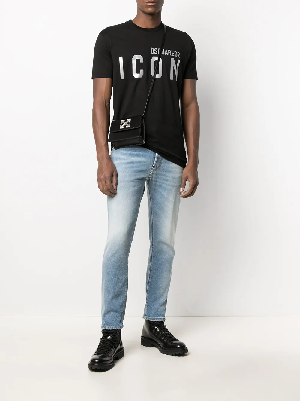 фото Dsquared2 футболка с принтом icon