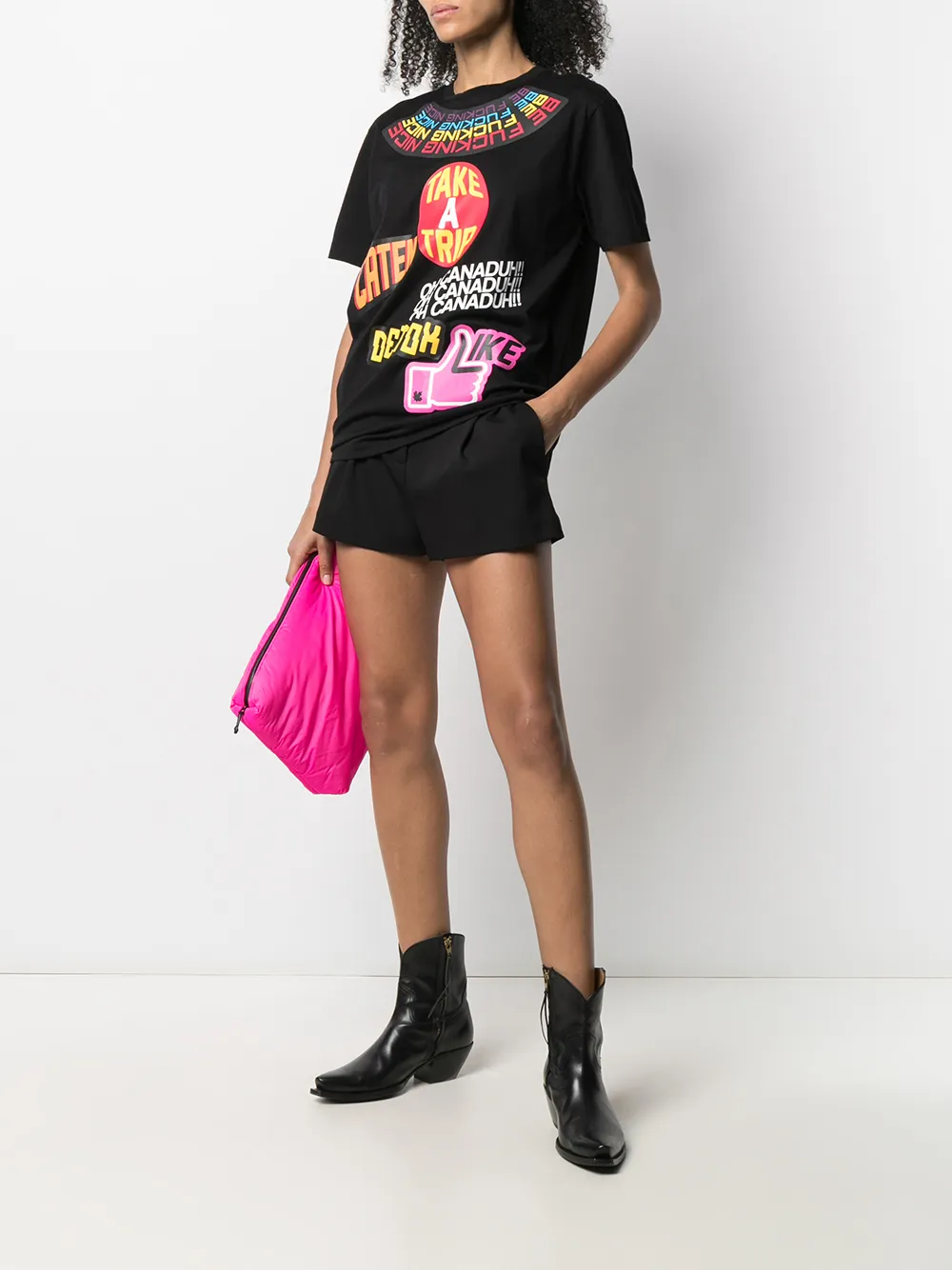 фото Dsquared2 футболка с принтом