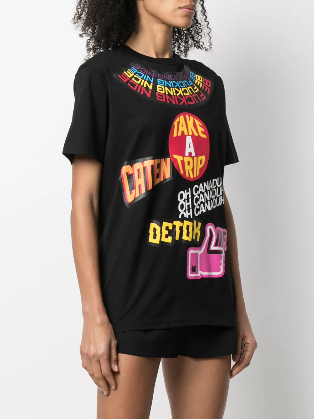 фото Dsquared2 футболка с принтом
