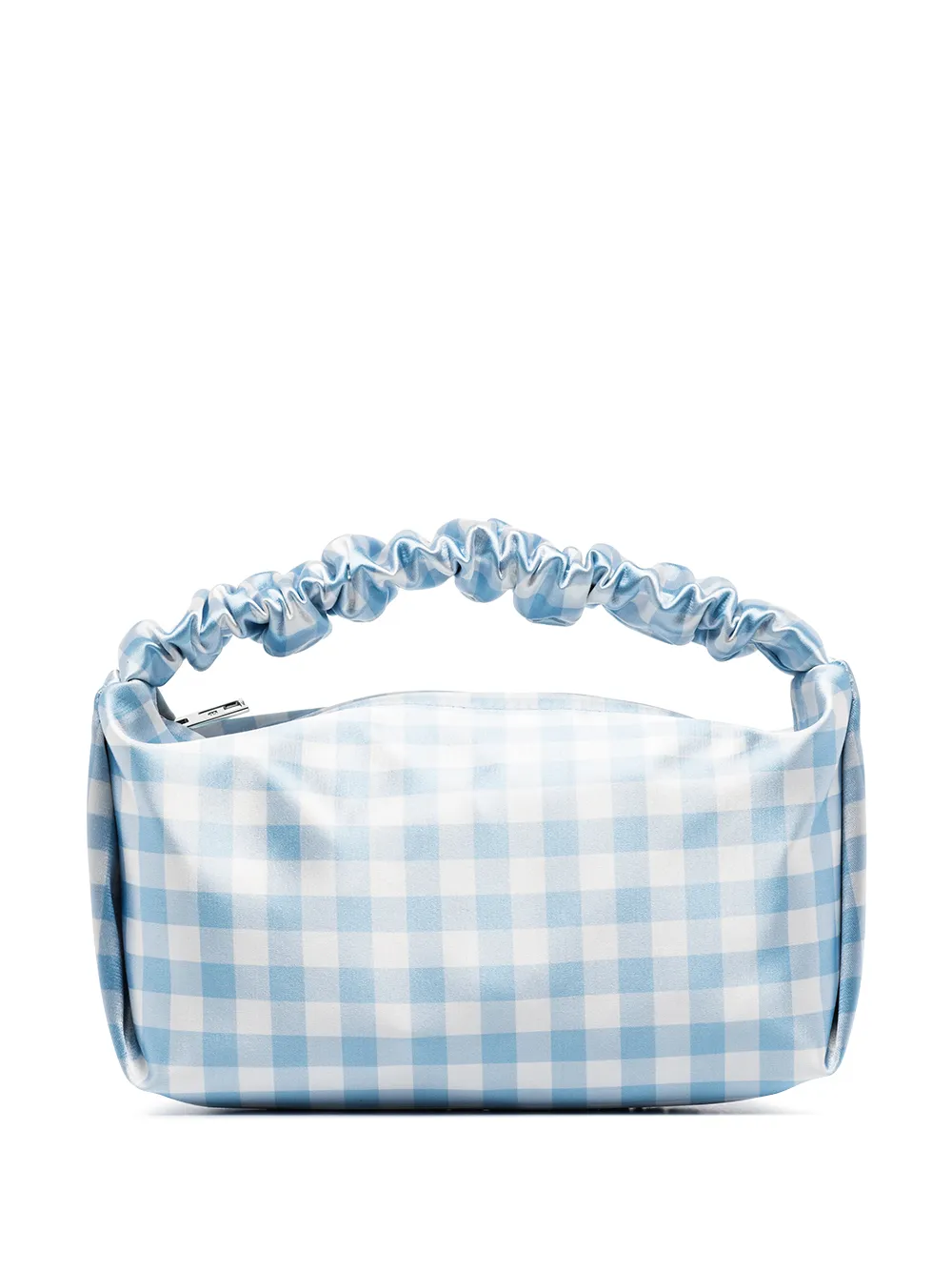 фото Alexander wang мини-сумка scrunchie в клетку гингем