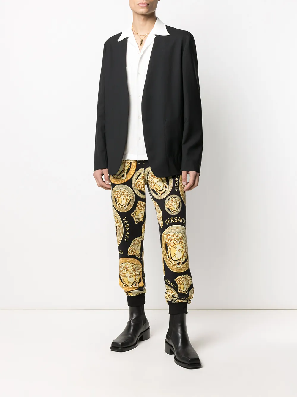 фото Versace спортивные брюки с логотипом medusa