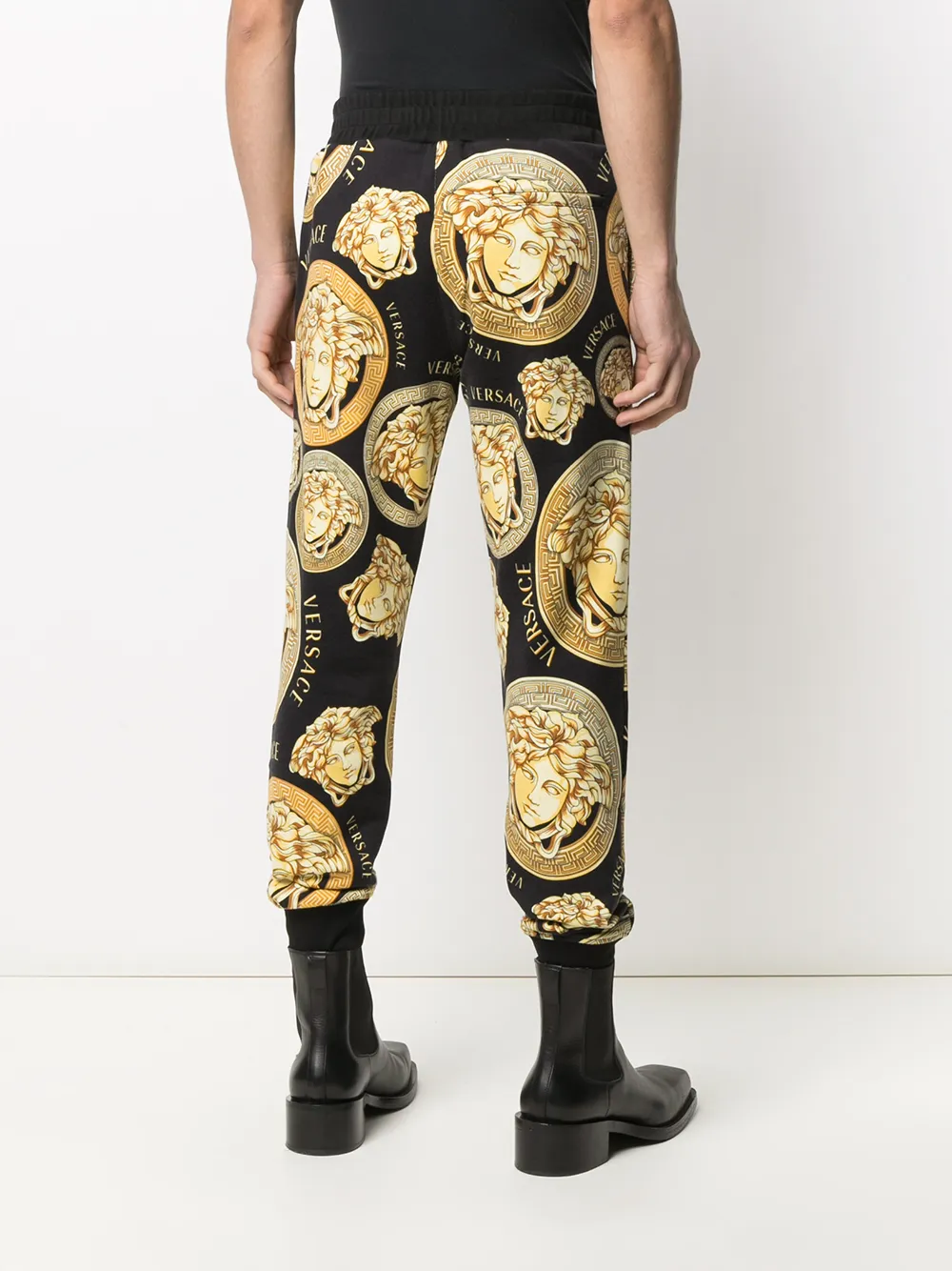 фото Versace спортивные брюки с логотипом medusa