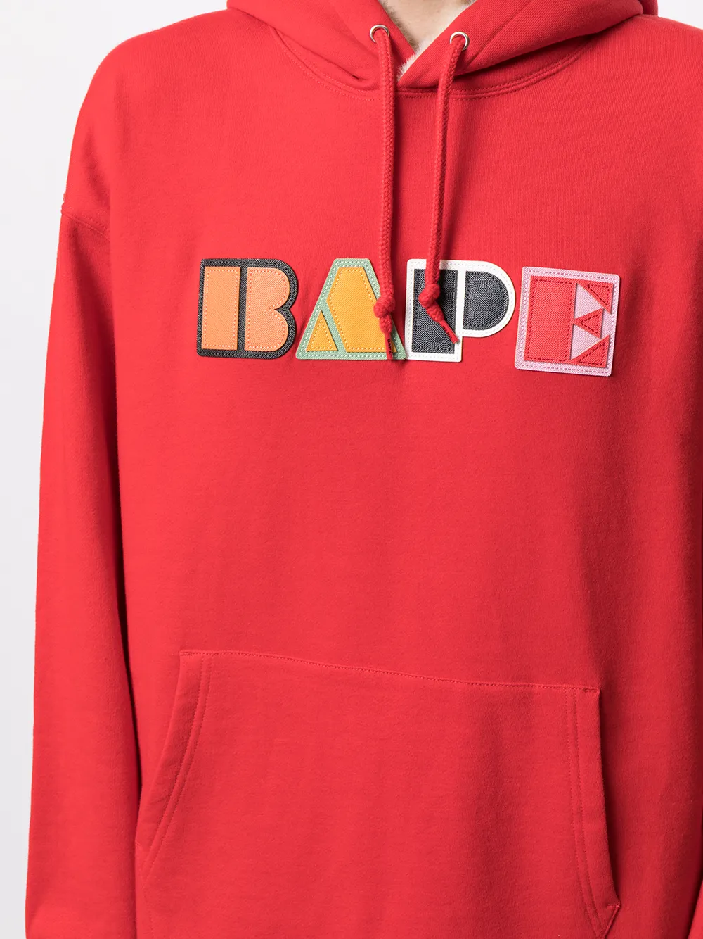 фото A bathing ape® платье-худи с нашивкой-логотипом