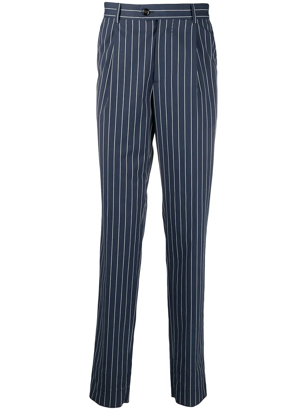 фото Brunello cucinelli строгие брюки в тонкую полоску