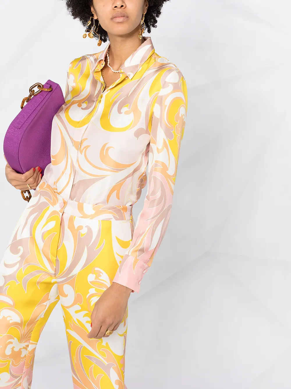 фото Emilio pucci рубашка с принтом