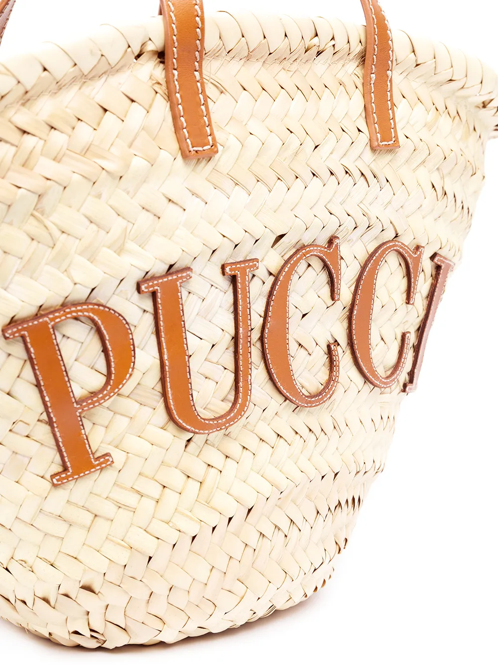 фото Emilio pucci маленькая соломенная сумка-тоут