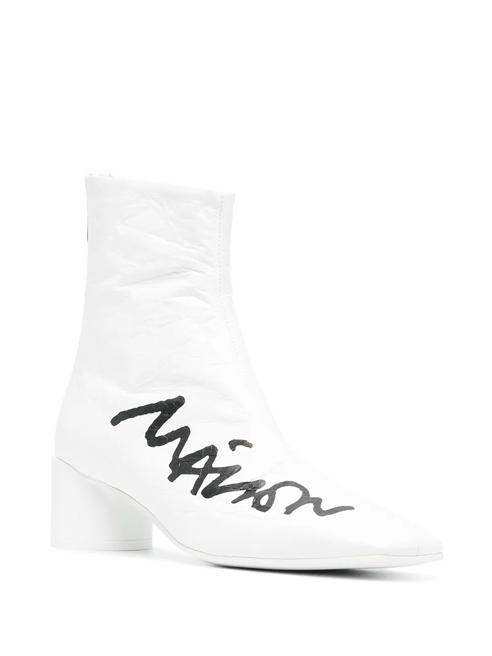 фото Mm6 maison margiela ботильоны с логотипом