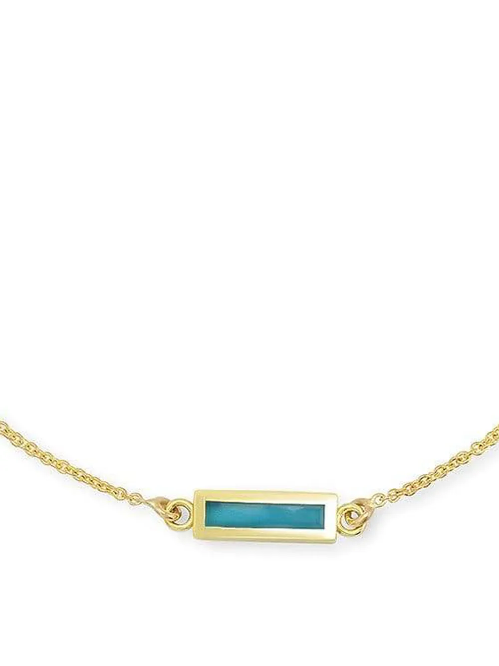 фото Jennifer meyer браслет из желтого золота с бирюзой