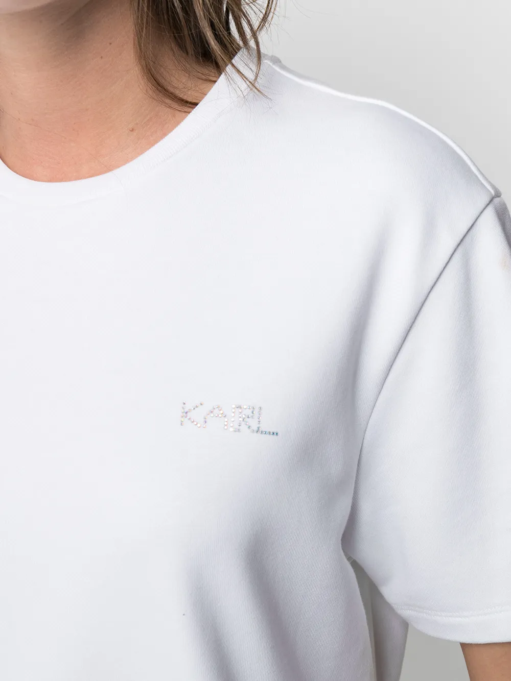 фото Karl lagerfeld футболка с оборками