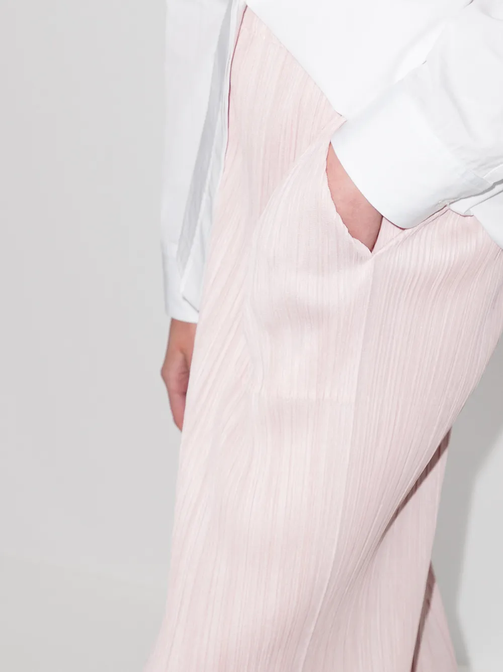фото Pleats please issey miyake широкие брюки со складками