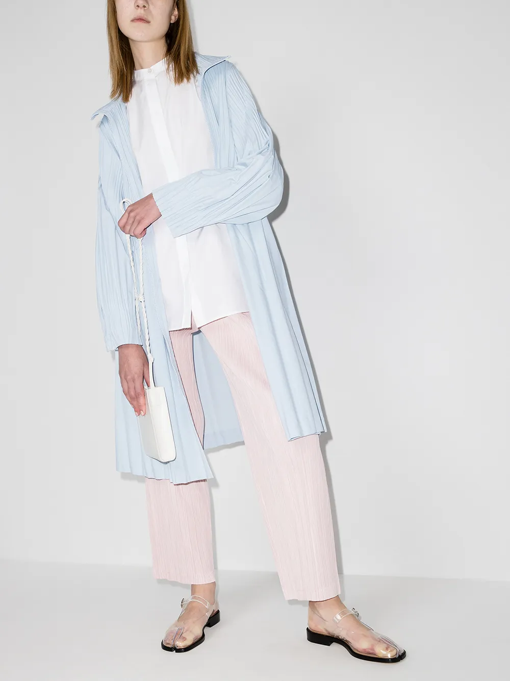 фото Pleats please issey miyake широкие брюки со складками