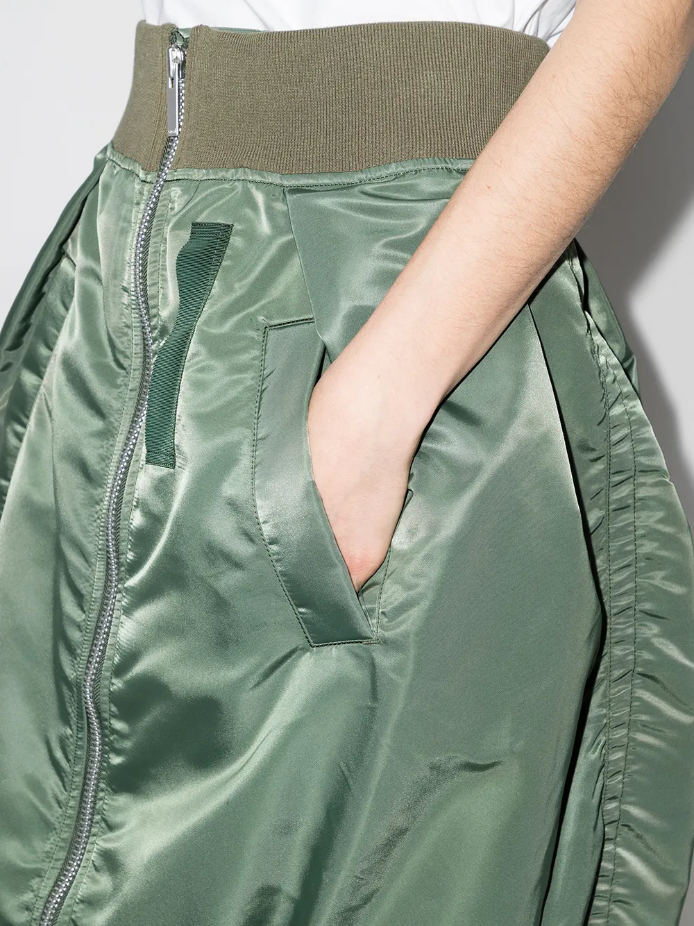 фото Sacai юбка свободного кроя