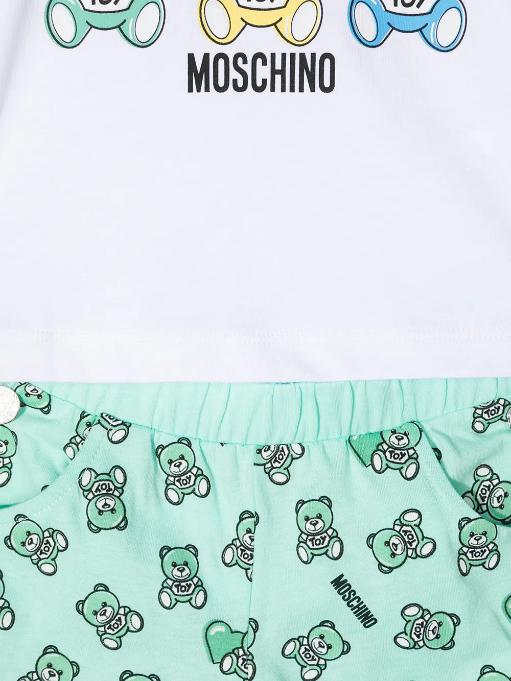 фото Moschino kids костюм-двойка с футболкой