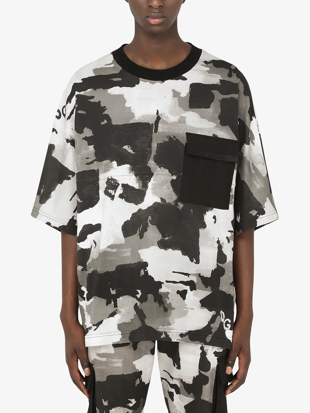 фото Dolce & gabbana футболка с камуфляжным узором