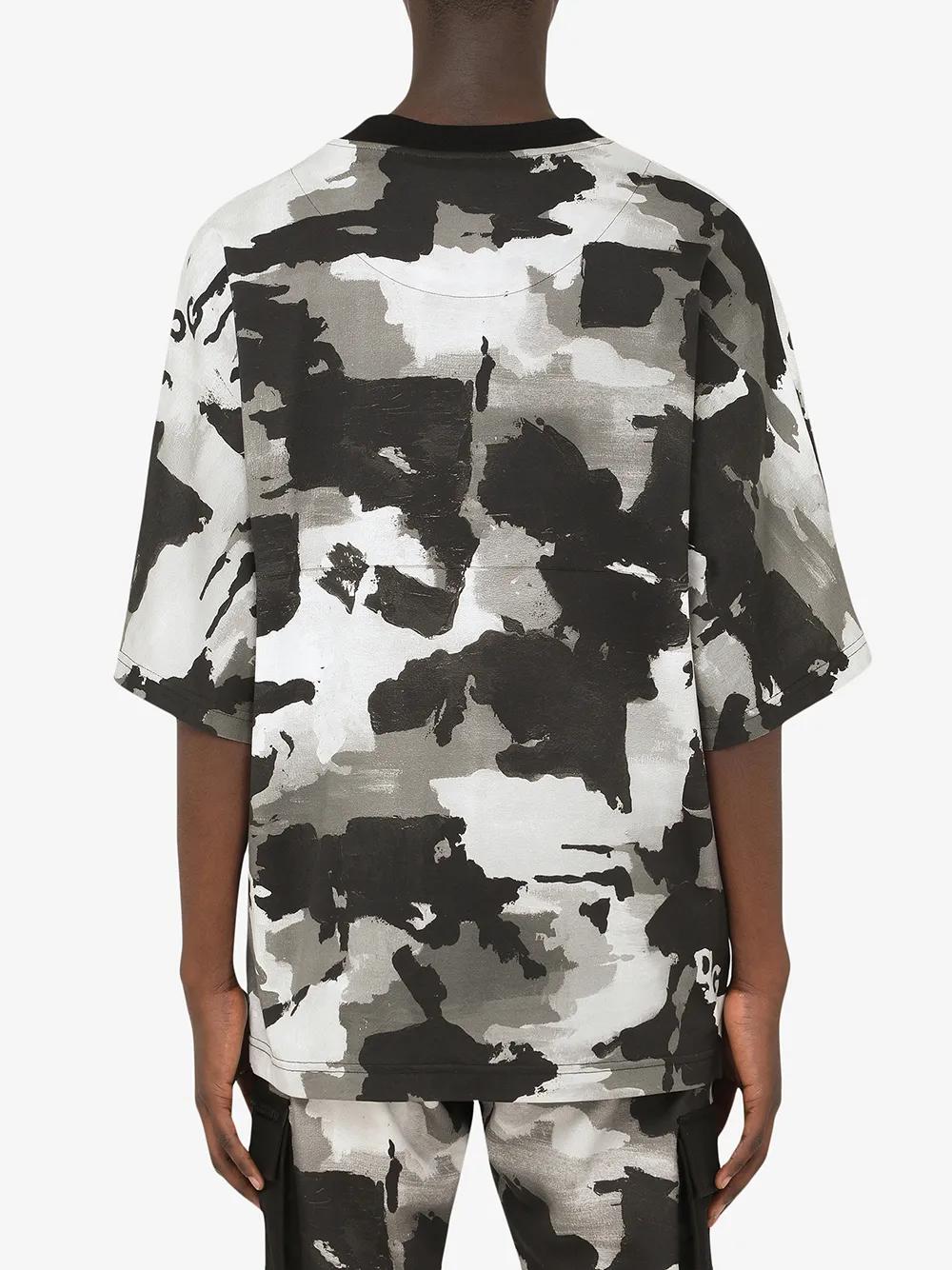 фото Dolce & gabbana футболка с камуфляжным узором