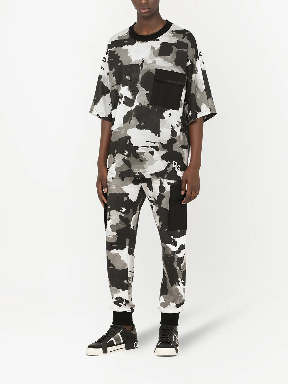 фото Dolce & gabbana футболка с камуфляжным узором