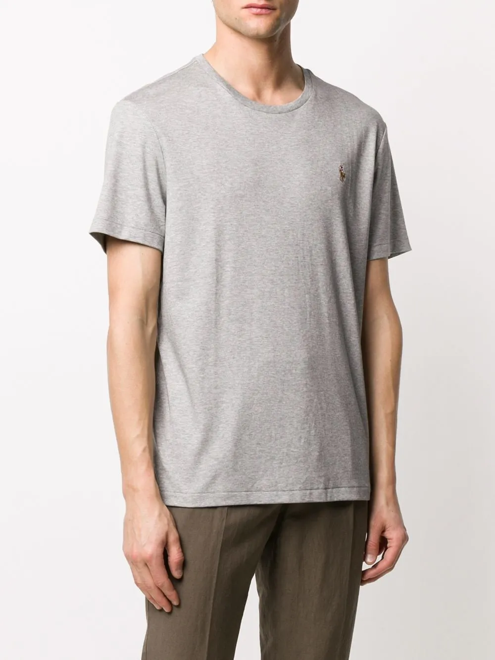 фото Polo ralph lauren футболка с длинными рукавами и вышитым логотипом