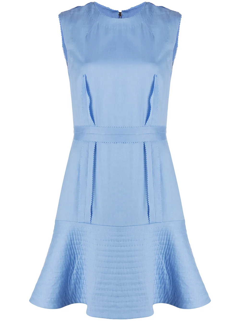 фото Moschino платье мини с баской