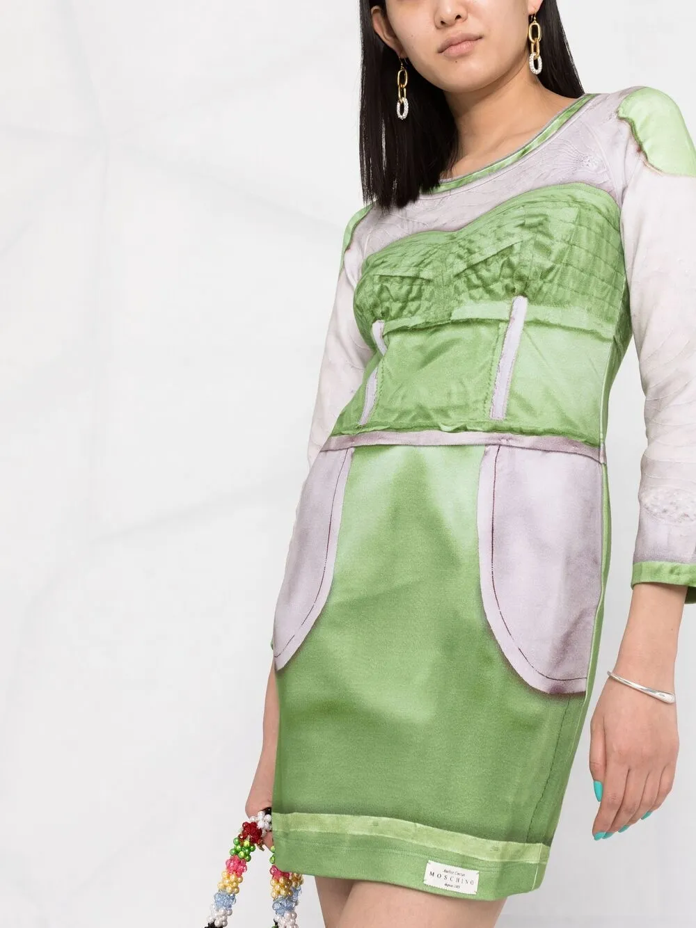 фото Moschino платье с длинными рукавами